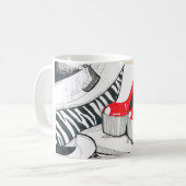 Hoge hakken in lijst koffiemok (Voorkant links)