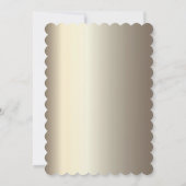 Hoge hakken, Jurk, Champagne Blauw 50th Kaart (Achterkant)