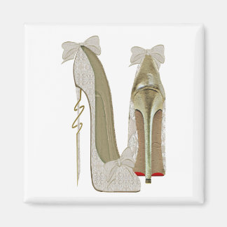Hoge hakken Kant en Bogen Stiletto Schoenen Art Ma Magneet