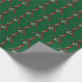 Hoge hakken kerstboom inpakpapier (Hoek)