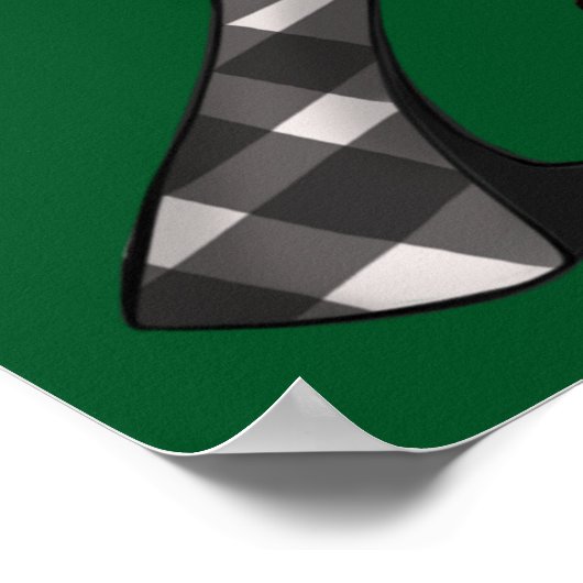 Hoge hakken kerstboom Poster (Hoek)