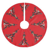 Hoge hakken Kerstboom Rok (Voorkant)