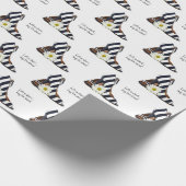 hoge hakken met mode met strips cadeaupapier (Hoek)