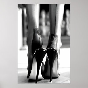 Hoge Hakken Modeprint, Feministische Fotografie Poster