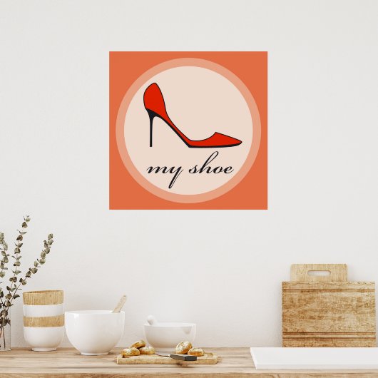 hoge hakken poster (Keuken)