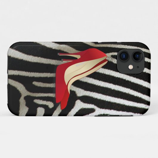 hoge hakken rood Case-Mate iPhone case (Achterkant (horizontaal))