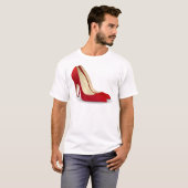 hoge hakken rood t-shirt (Voorkant volledig)