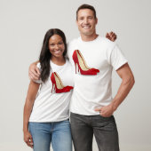 hoge hakken rood t-shirt (Unisex)