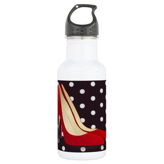 hoge hakken rood waterfles  (Voorkant)
