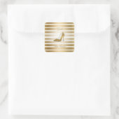  hoge hakken schoen "Meisjes beste vrienden" Vierkante Sticker (Tas)