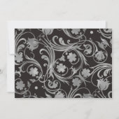 Hoge hakken stappen in zestig verjaardagsfeestje kaart (Achterkant)