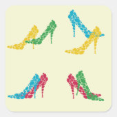 Hoge hakken Stickers (Voorkant)