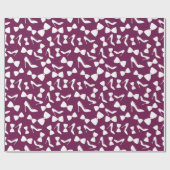 Hoge Hakken & Stropdas Bruidsmeisjes Cadeaus Naadl Cadeaupapier (Vlak)