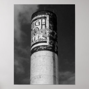 Hoge Herfst B&W Foto Rochester NY Poster