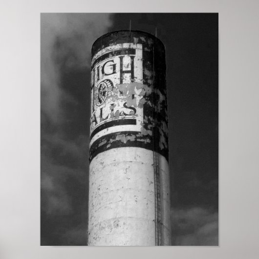 Hoge Herfst B&W Foto Rochester NY Poster (Voorkant)