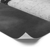 Hoge Herfst B&W Foto Rochester NY Poster (Hoek)