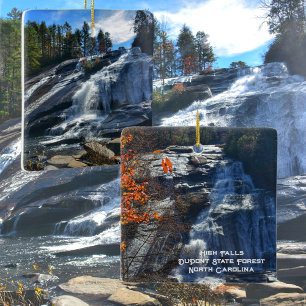 Hoge Herfsten DuPont State Forest NC Photographic Keramisch Ornament