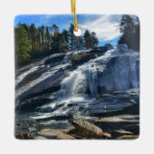 Hoge Herfsten DuPont State Forest NC Photographic Keramisch Ornament (Voorkant)