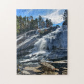 Hoge Herfsten fotografische waterval Legpuzzel (Verticaal)