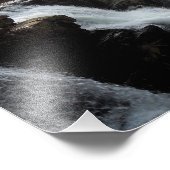 Hoge Herfsten waterval Foto Afdruk (Hoek)