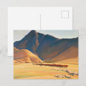 Hoge heuvels van Tehachapi, 1936, door Maynard Dix Briefkaart (Voorkant / Achterkant)