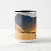 Hoge heuvels van Tehachapi, 1936, door Maynard Dix Mok (Midden)