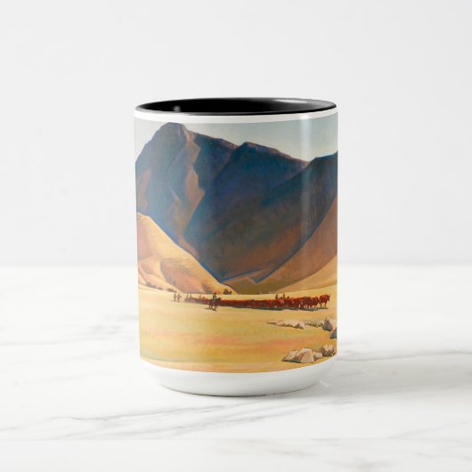 Hoge heuvels van Tehachapi, 1936, door Maynard Dix Mok (Midden)