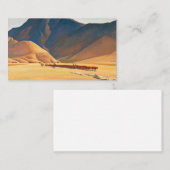 Hoge heuvels van Tehachapi, 1936, door Maynard Dix Visitekaartje (Voorkant / Achterkant)