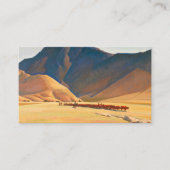 Hoge heuvels van Tehachapi, 1936, door Maynard Dix Visitekaartje (Voorkant)