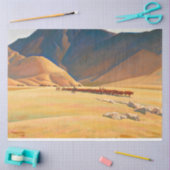 Hoge heuvels van Tehachapi door Maynard Dixon Tissuepapier (Craft)