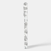 Hoge hoek uitzicht schetsmatig tekening kattenmoti Case-Mate iPhone case (Achterkant / Links)