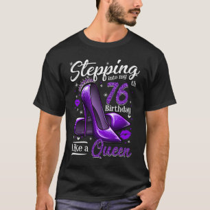 Hoge hoogte die in Mijn 76e verjaardag 76 en F ste T-shirt