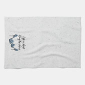 Hoge hoogte en Citaat op Terrazzo Theedoek (Horizontaal)