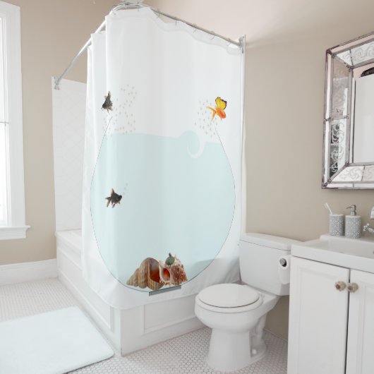 Hoge Hoop Douchegordijn (In situ)