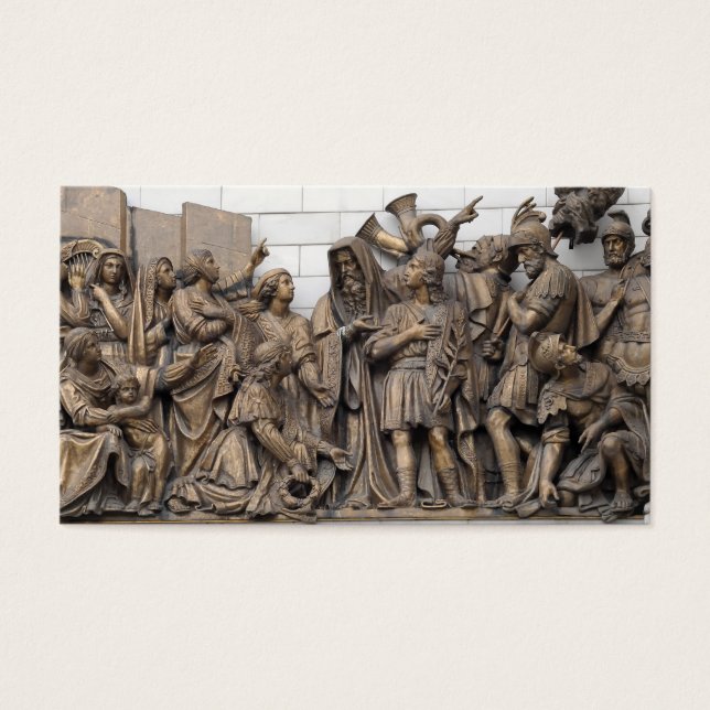 Hoge hulp visitekaartjes (Voorkant)