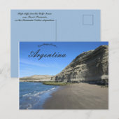 Hoge kliffen in Argentinië Briefkaart (Voorkant / Achterkant)