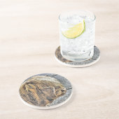 HOGE KOE ZANDSTEEN ONDERZETTER (Zijkant)