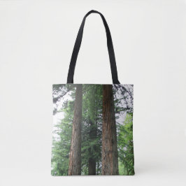 Hoge kustmammoetbomen tote bag