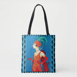 Hoge kwaliteit Art Deco mode boodschappentas Tote Bag