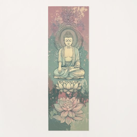 Hoge kwaliteit Boeddha Yoga Mat voor Mindful Movem (Voorkant)