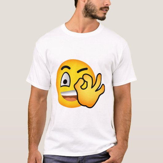 Hoge kwaliteit Emoji Design T-shirt (Voorkant)