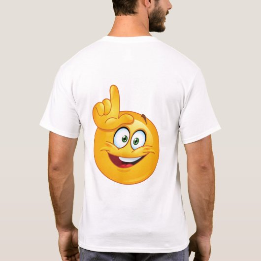 Hoge kwaliteit Emoji Design T-shirt (Achterkant)