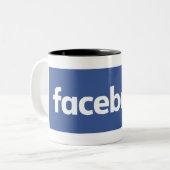Hoge kwaliteit facebook mok (Voorkant links)