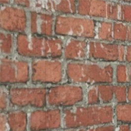 Hoge kwaliteit gestructureerde rode baksteen distr behang