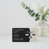 Hoge kwaliteit Glossy Attorney Visitekaartjes (Staand voorkant)