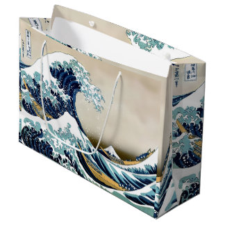 Hoge kwaliteit Grote Golf van Kanagawa door Hokusa Large Cadeautasje