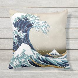 Hoge Kwaliteit Grote Golf van Kanagawa Outdoor Buitenkussen