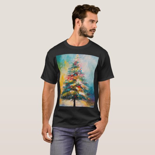 Hoge kwaliteit katoenen canvas print T-shirt (Voorkant volledig)
