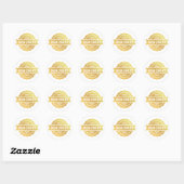 Hoge kwaliteit ronde sticker (Vel)
