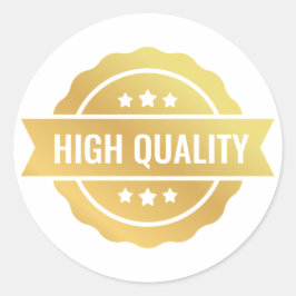 Hoge kwaliteit ronde sticker